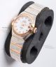 AAA Grade Replica Omega Constellation 27mm Mop Dial Rose Gold Diamond Bezel Women Watches (6)_th.jpg